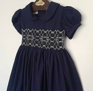 Ann Classic Navy Blue Dress