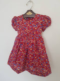 Bia Red Floral Dress